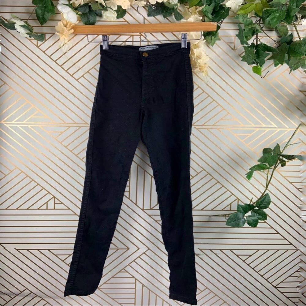 XXS Black Easy Jean American Apparel NWT